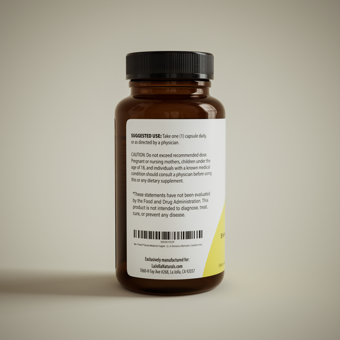 Preverio™ Glucose Metabolism Support – Eriomin Citrus Bioflavonoid Capsules (30)